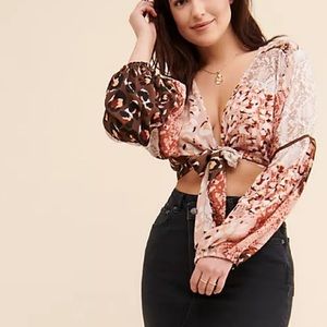Anthropologie Wrap Top NWT